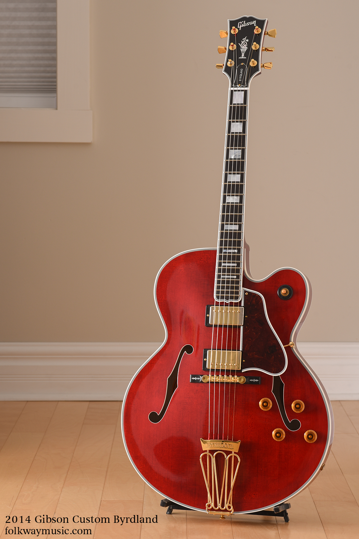 2014 Gibson Custom Crimson Byrdland | Folkway 2014 Gibson Custom Crimson Byrdland | Folkway