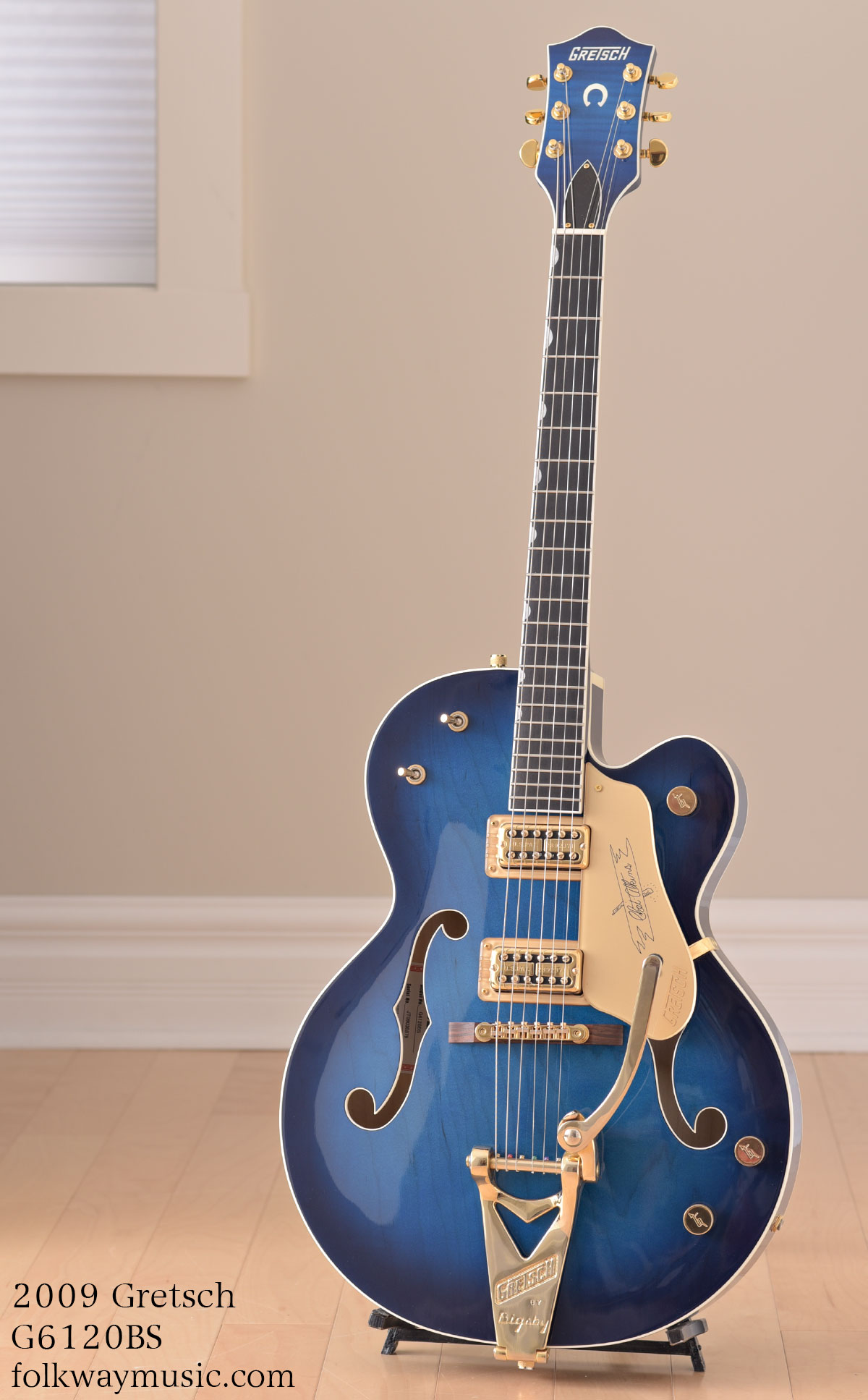 Gretsch G6120BS Blue Burst（日本製・Terada製） 2009 Gretsch G6120BS | Folkway